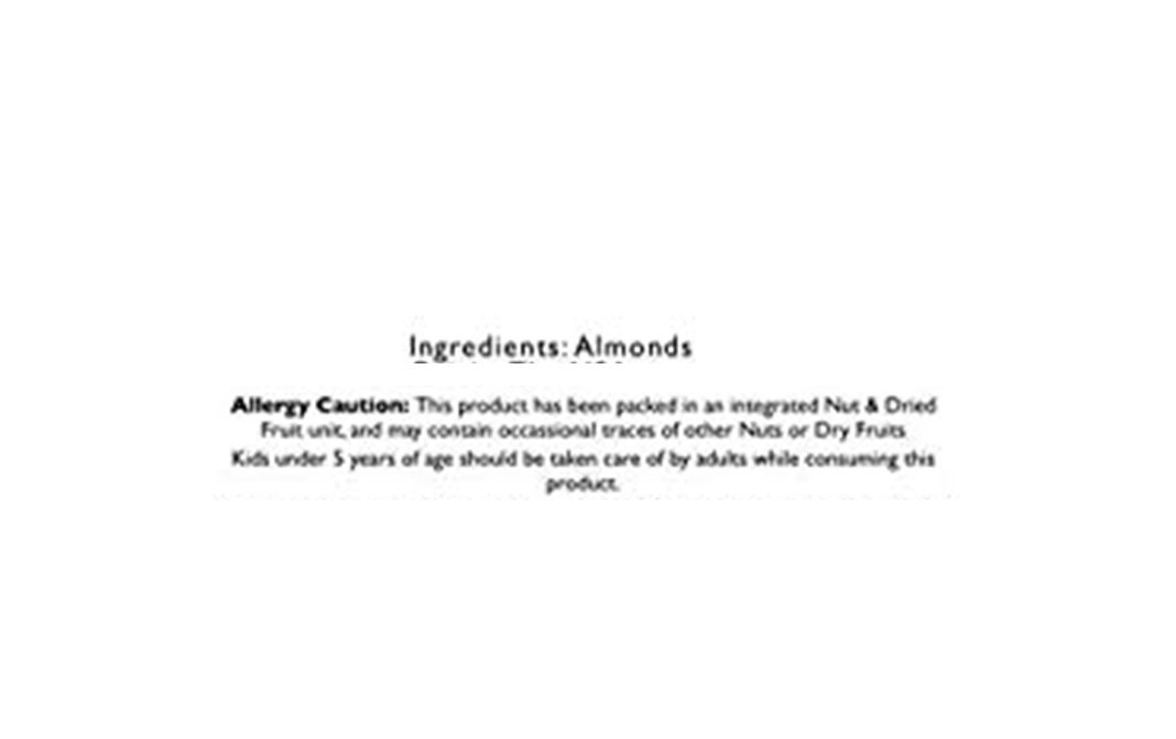 Nuts Buddy Almond Kernels    Pack  400 grams